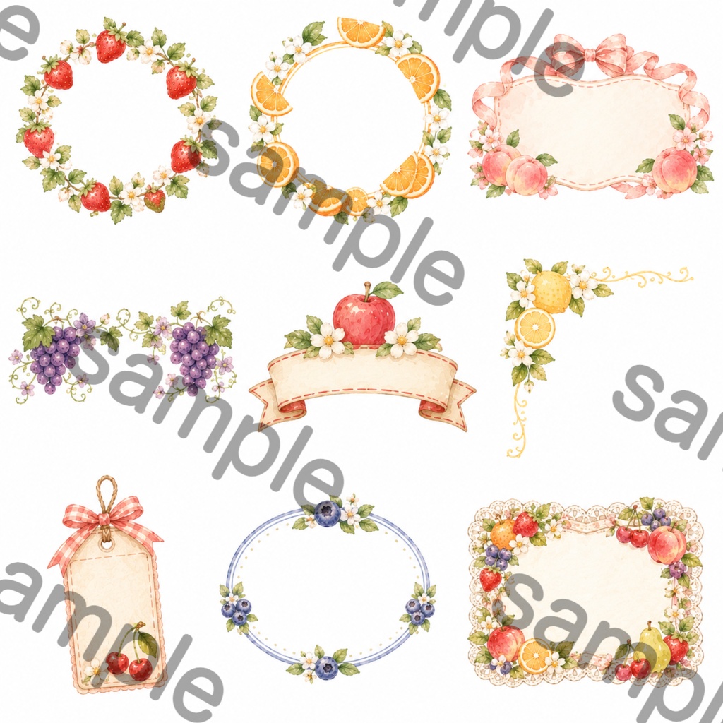 【オーダーメイド】イラスト制作|ふんわり水彩風アイコン・ショップ素材・LINEスタンプ対応