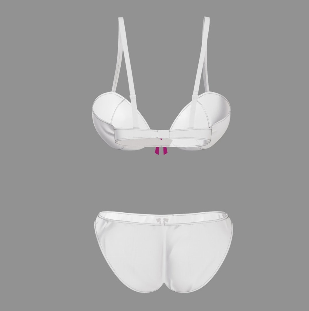 【3Dモデル素材】 下着