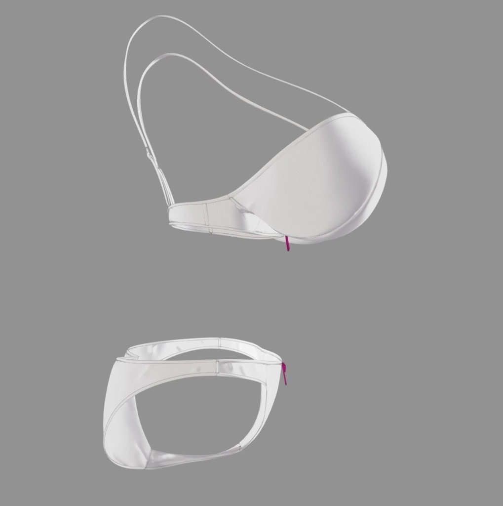 【3Dモデル素材】 下着