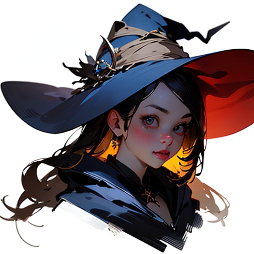 【Ai生成】アイコン素材セット:ウィッチ・魔女(無料or投げ銭)【商用利用可】