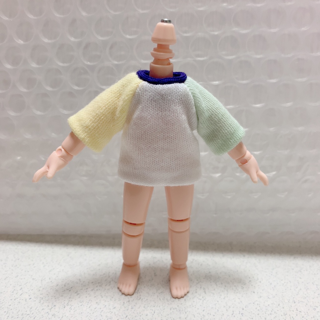 オビツ11サイズ ブラックサロペットセット
