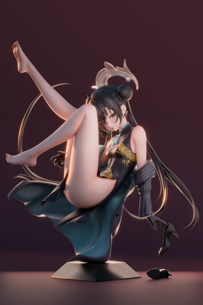 竜華キサキ SB_Lama ver. ブルアカ ガレージキット