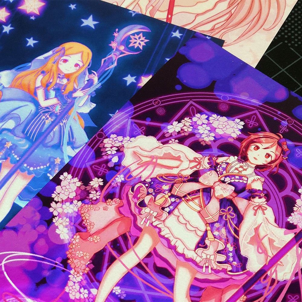 魔法少女ちっくなポストカード 【道明寺歌鈴・望月聖・依田芳乃】