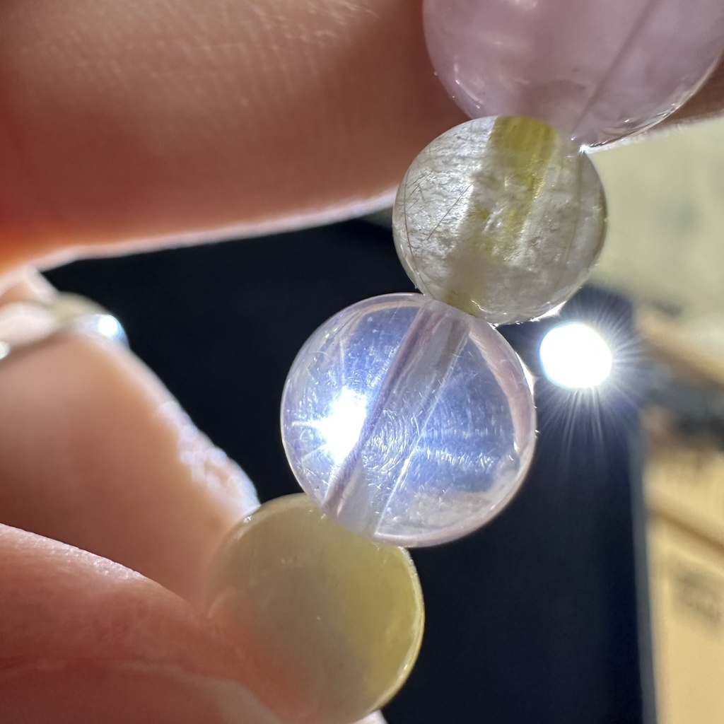 「 梅の花 」 ✯ フローライト ルチルクォーツ ローズクォーツ ゴールデンシャコガイ etc / 天然石ブレスレット パワーストーン 天然石アクセサリー