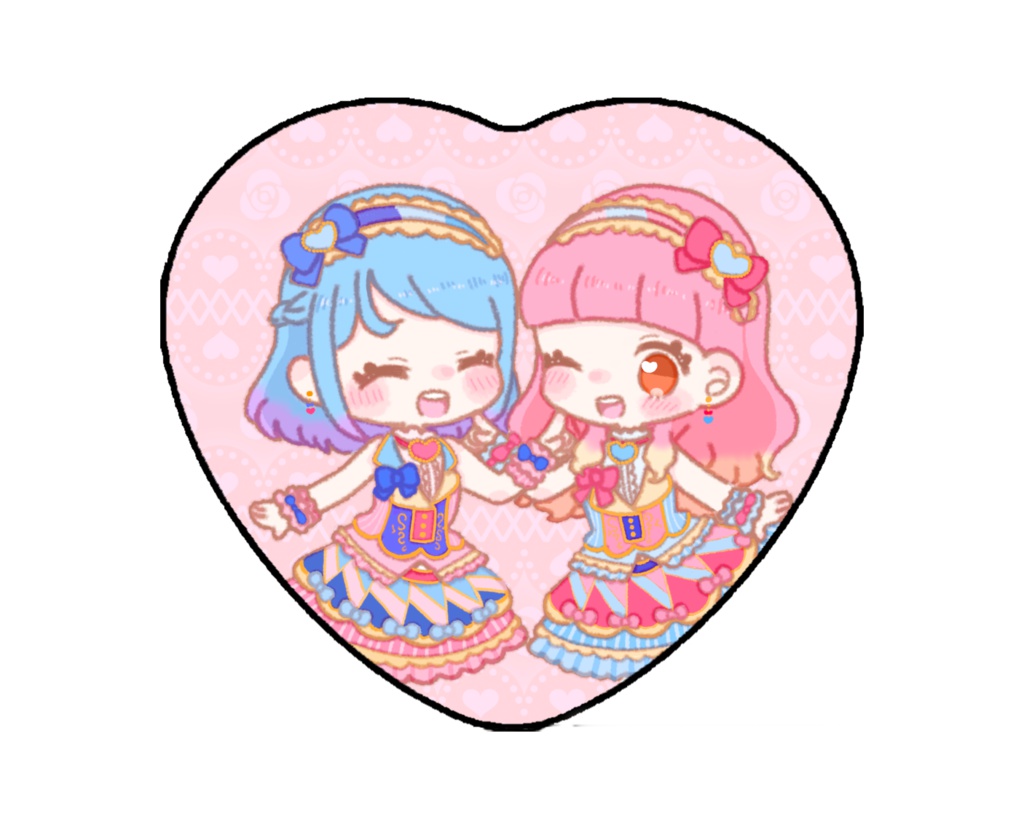 フレンズ缶バッジ(ピュアパレットFR)