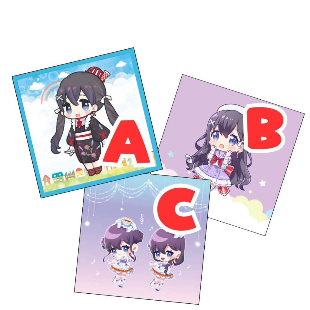 九十九みなミニシール(3種)