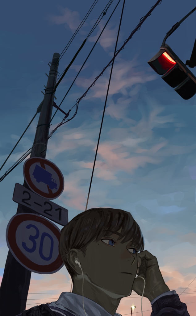 「信号」ポストカード