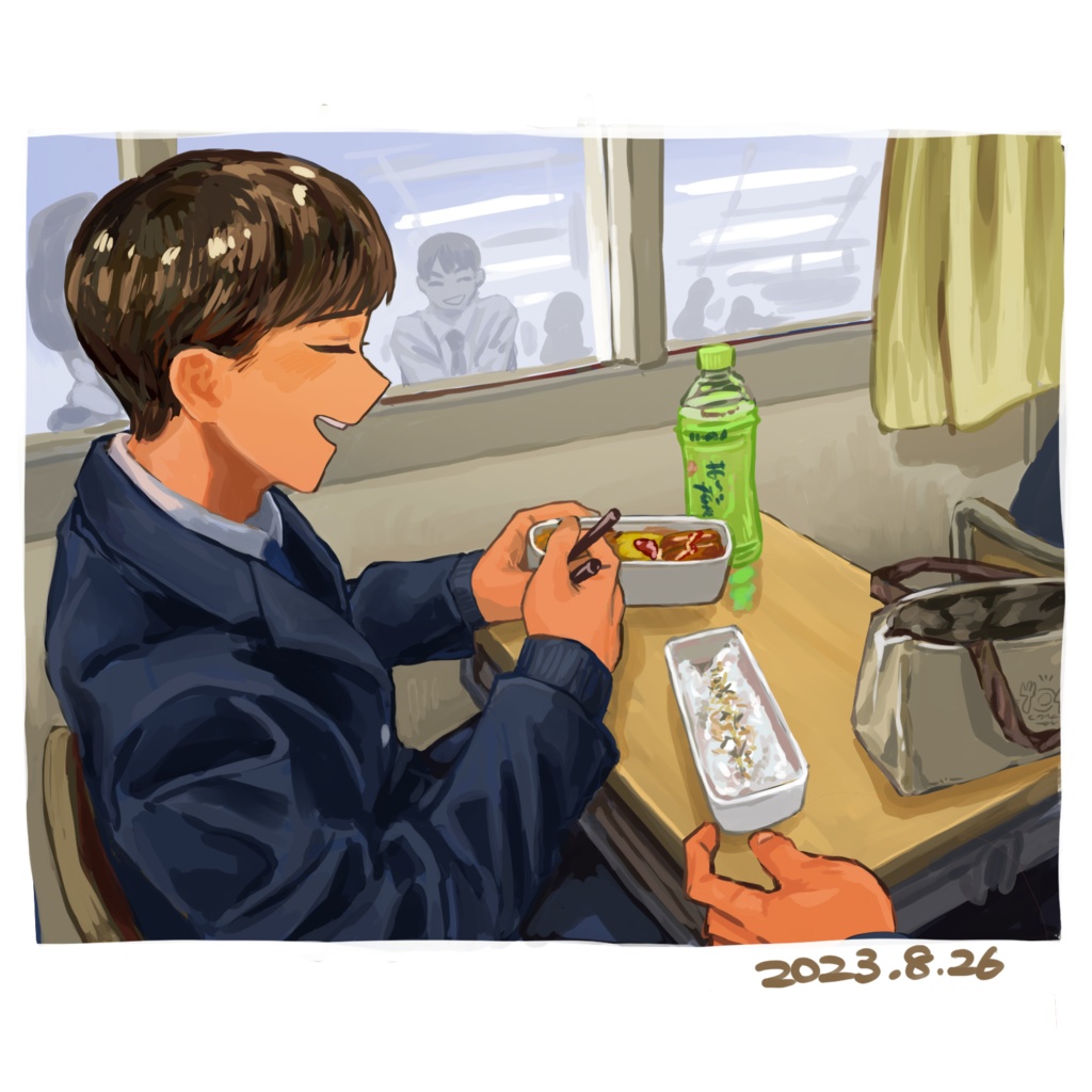 「お昼ごはん」ポストカード