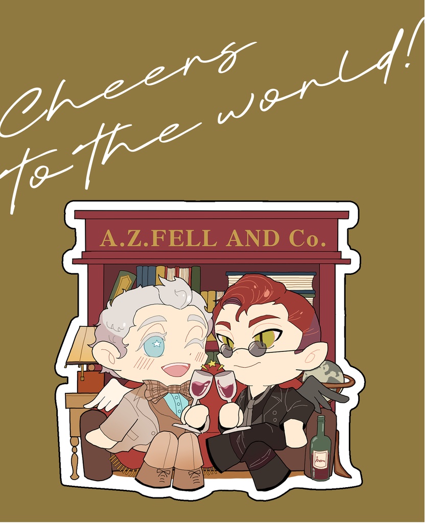 【アクリルキーホルダー】Cheers to the World!