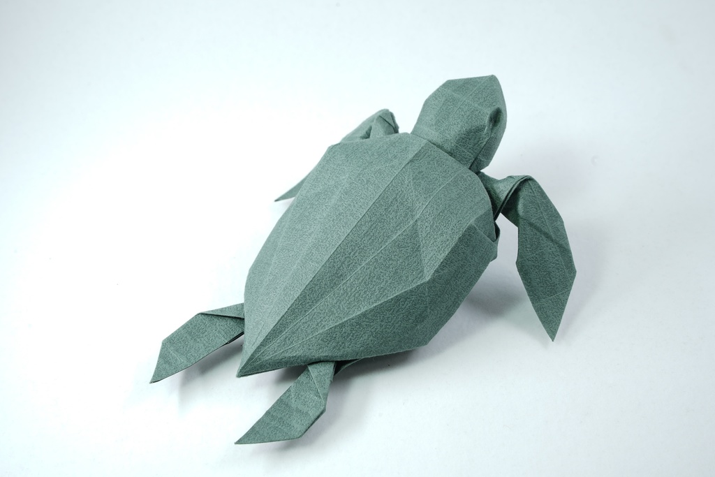 Crease Pattern–Leatherback Sea Turtle