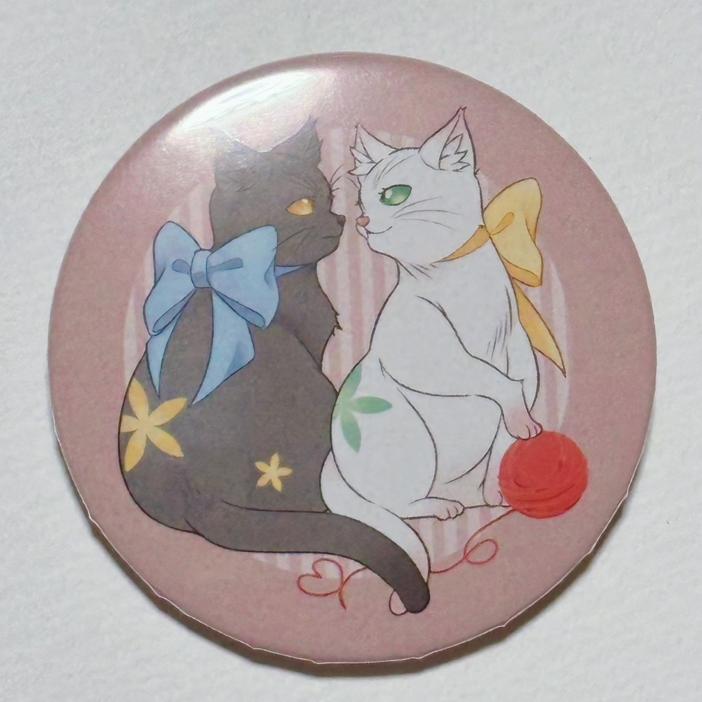 (※単品)らぶらぶねこ 缶バッジ