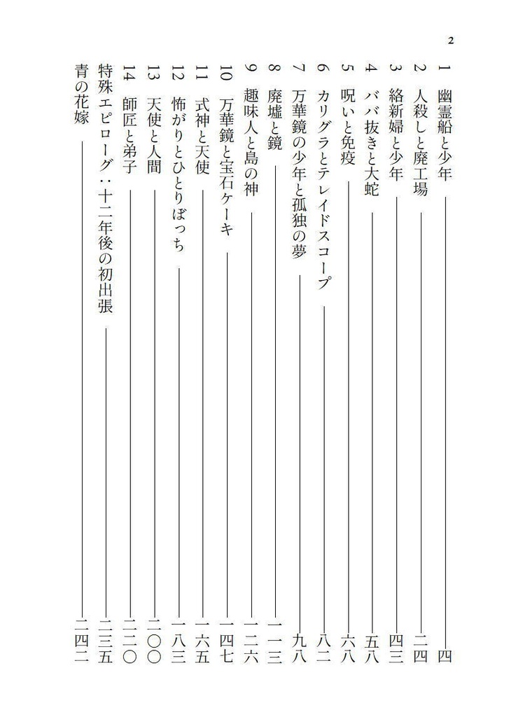 五芒星と避雷針1 万華鏡の結び目