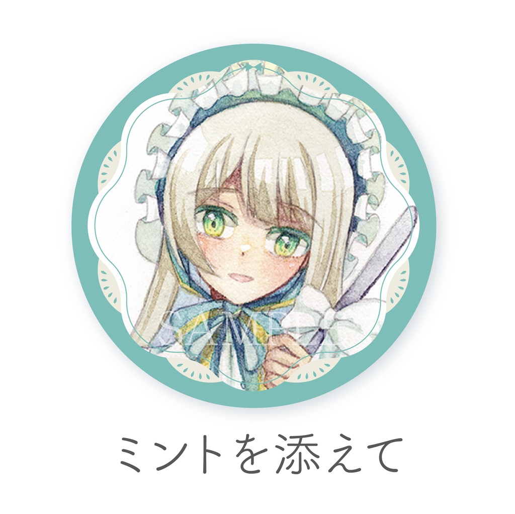 マット缶バッジ