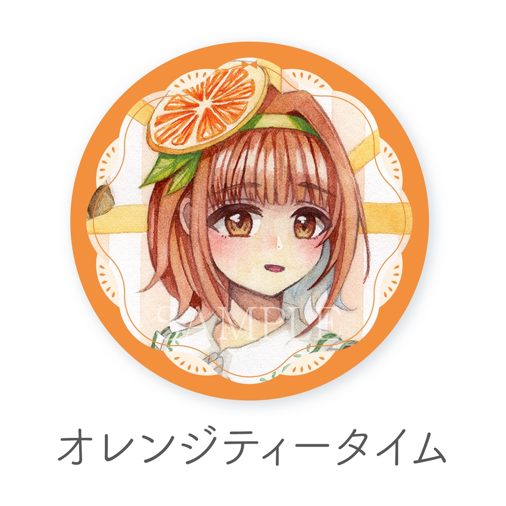 マット缶バッジ