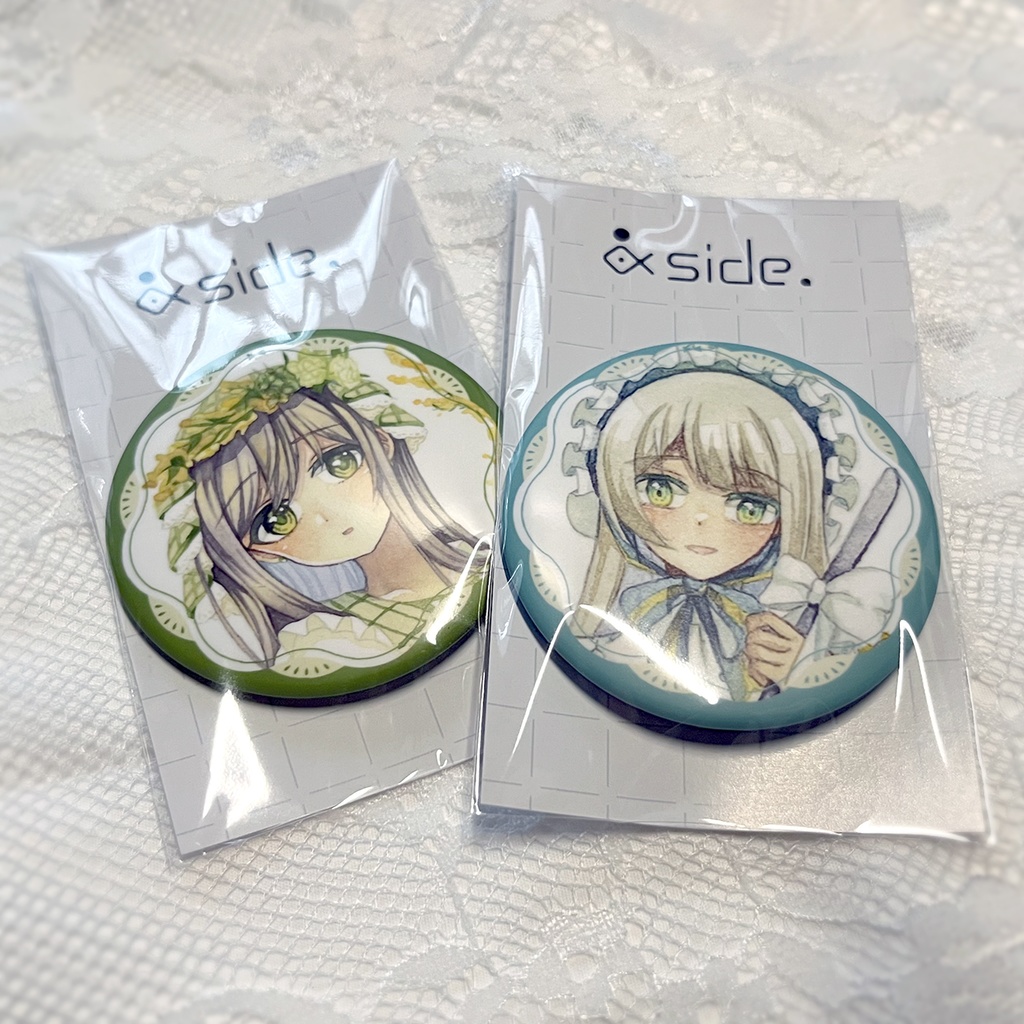 マット缶バッジ