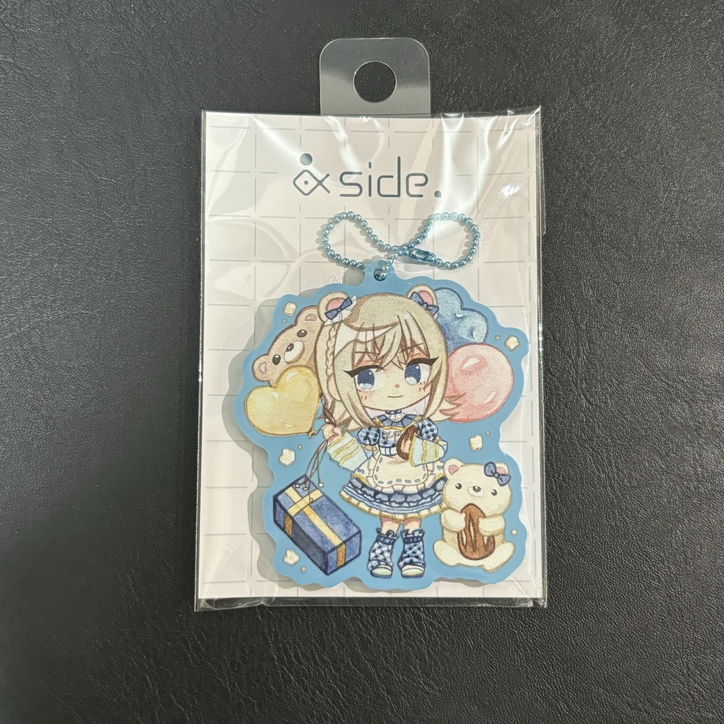 カラーアクリルキーホルダー