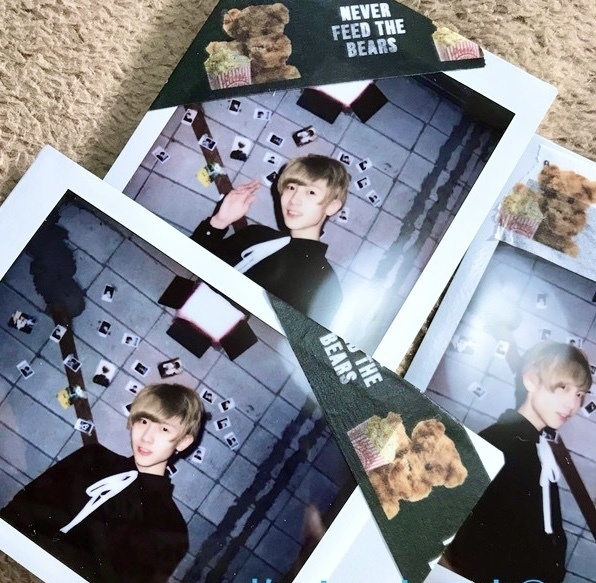 メッセージカード付きランダムチェキ