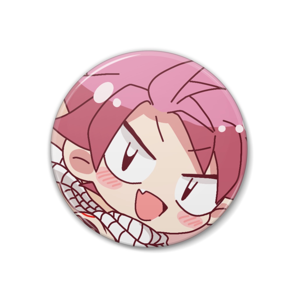 デフォルメナツ缶バッジ