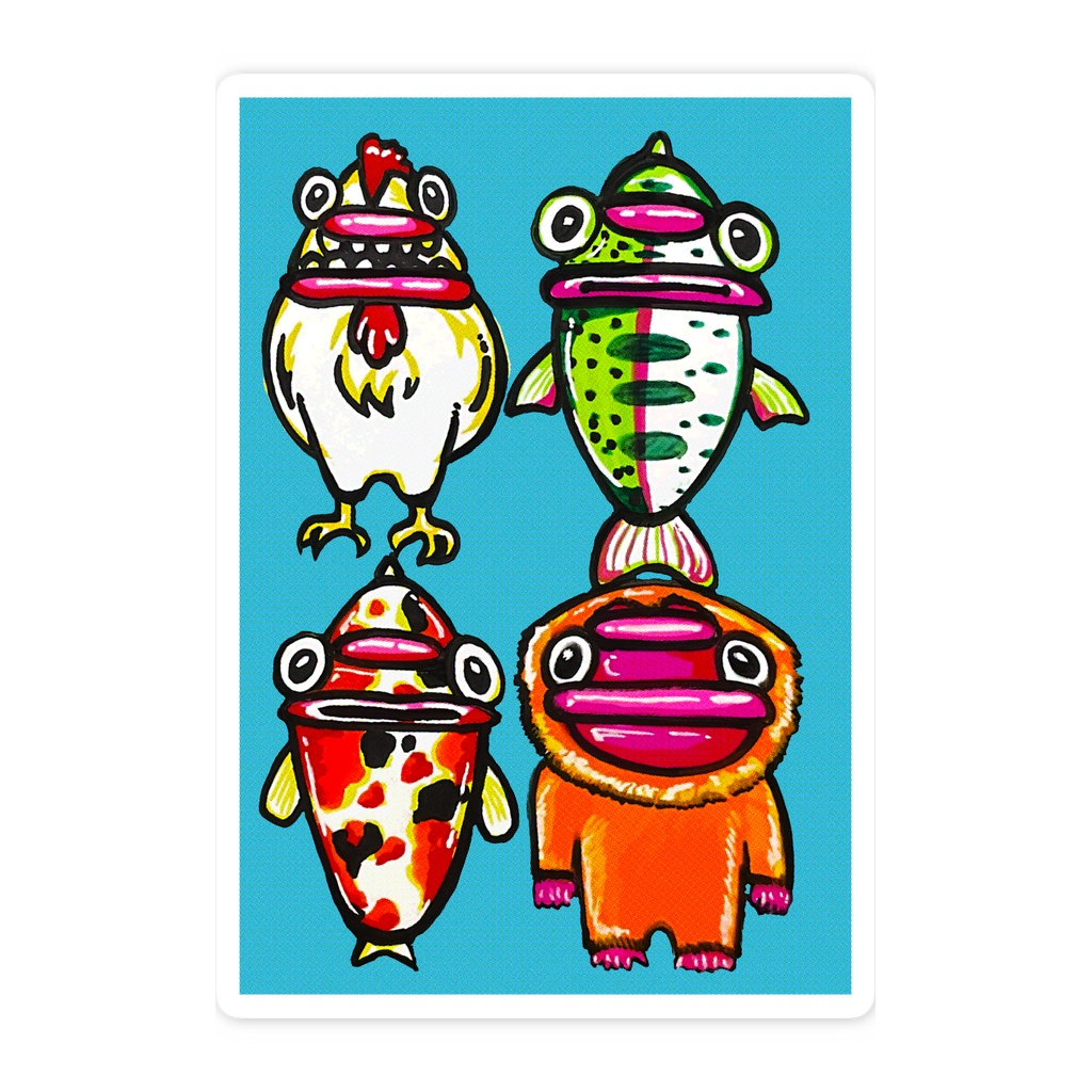 もじじ王国・Sticker