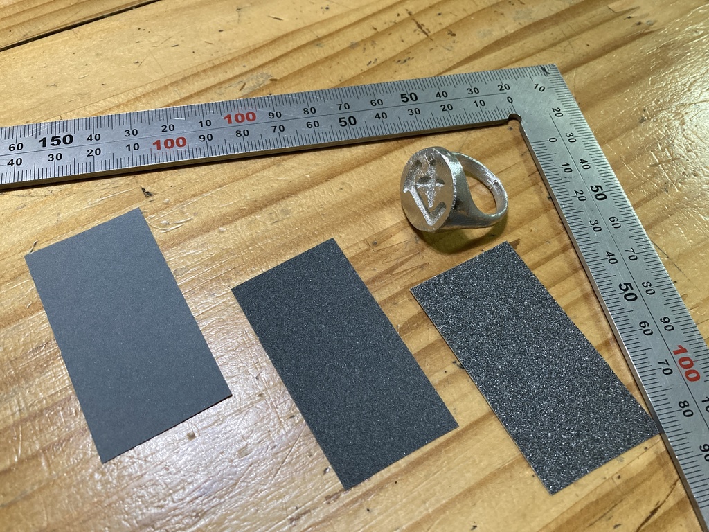 指輪型シーリングワックススタンプ 凶の刻印