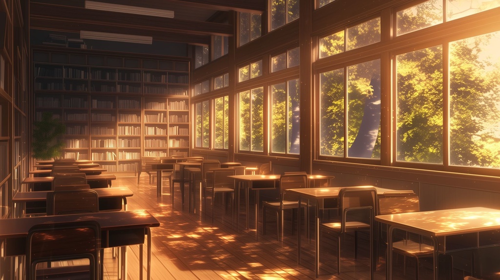 【TRPG背景素材】現代の学校セット(5枚セット/TRPG・動画用)