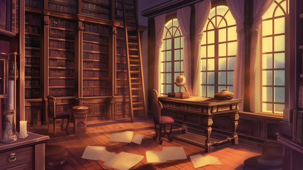 【背景素材】豪華な洋館セット(5枚セット/TRPG・動画用)