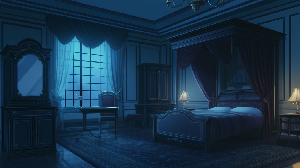 【背景素材】豪華な洋館セット(5枚セット/TRPG・動画用)