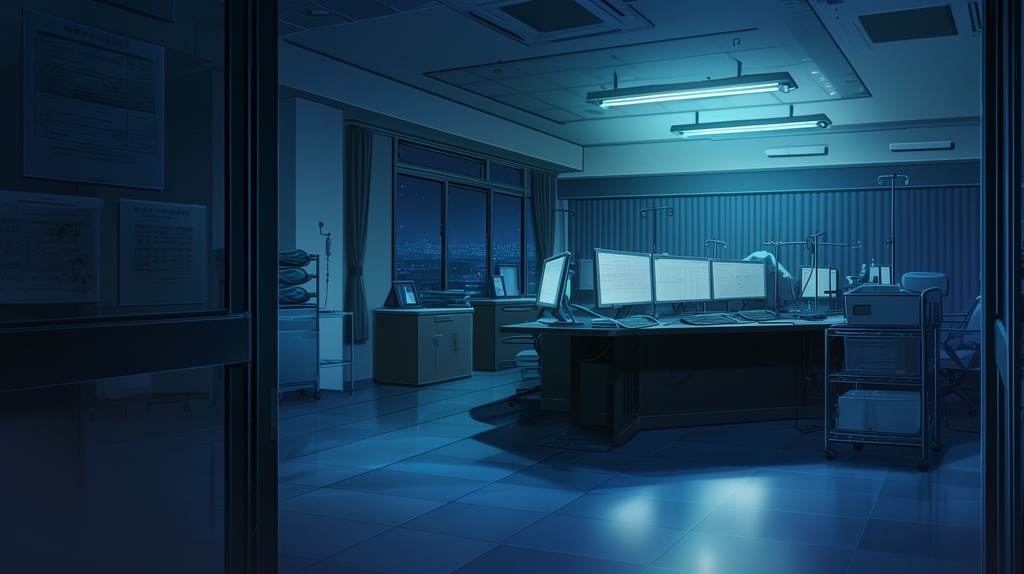 【背景素材】現代の病院セット(5枚セット/TRPG・動画用)