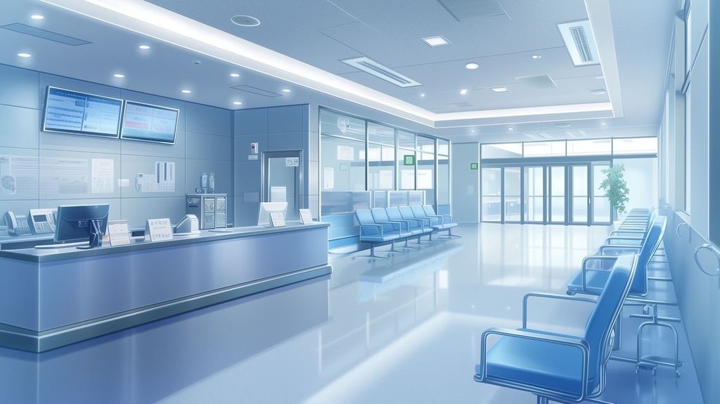 【背景素材】現代の病院セット(5枚セット/TRPG・動画用)