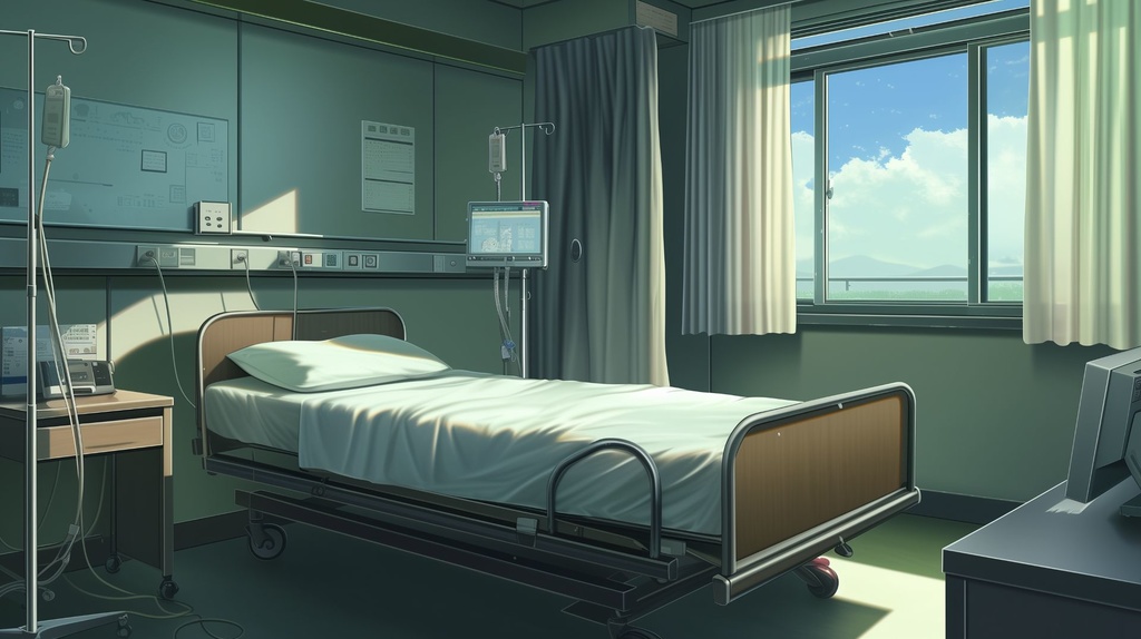 【背景素材】現代の病院セット(5枚セット/TRPG・動画用)