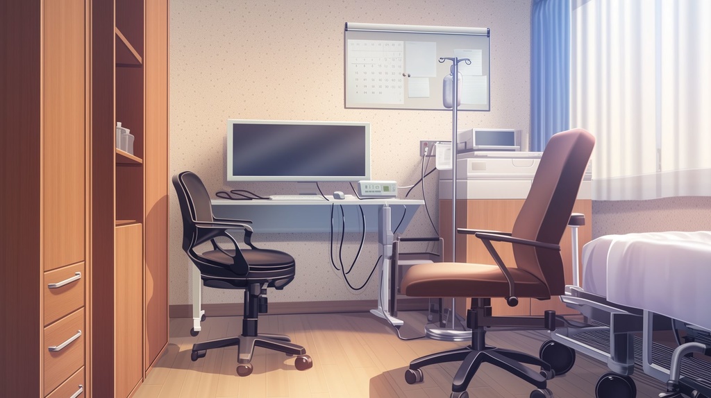 【背景素材】現代の病院セット(5枚セット/TRPG・動画用)