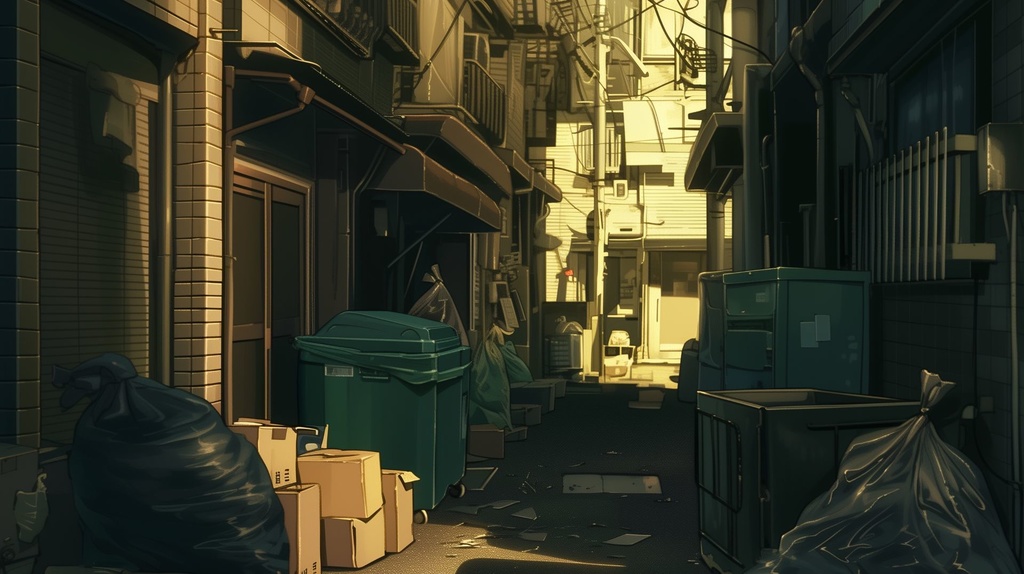 【背景素材】都会の日常セット(5枚セット/TRPG・動画用)