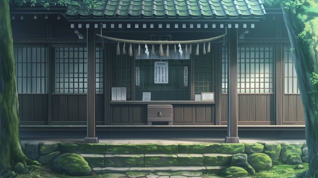 【背景素材】日本の風景・神社セット(5枚セット/TRPG・動画用)