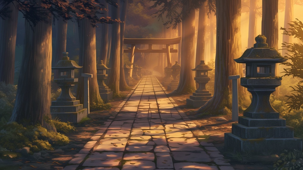 【背景素材】日本の風景・神社セット(5枚セット/TRPG・動画用)