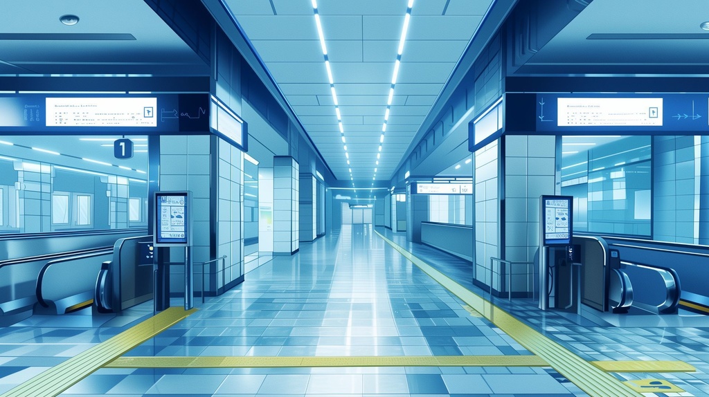 【背景素材】交通インフラセット(5枚セット/TRPG・動画用)