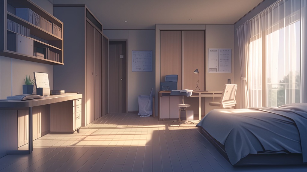 【背景素材】現代の住宅セット(5枚セット/TRPG・動画用)