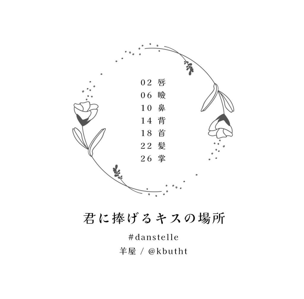 【丹星】君に捧げるキスの場所