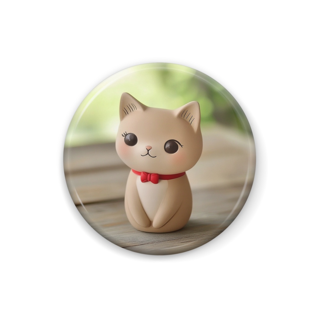 にゃんこ_缶バッジ
