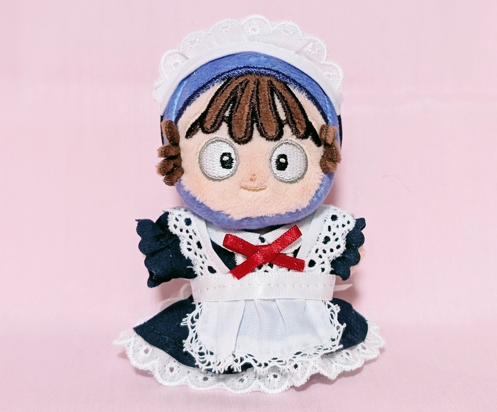 (受注)(ほわぬい8cmサイズ)メイド服