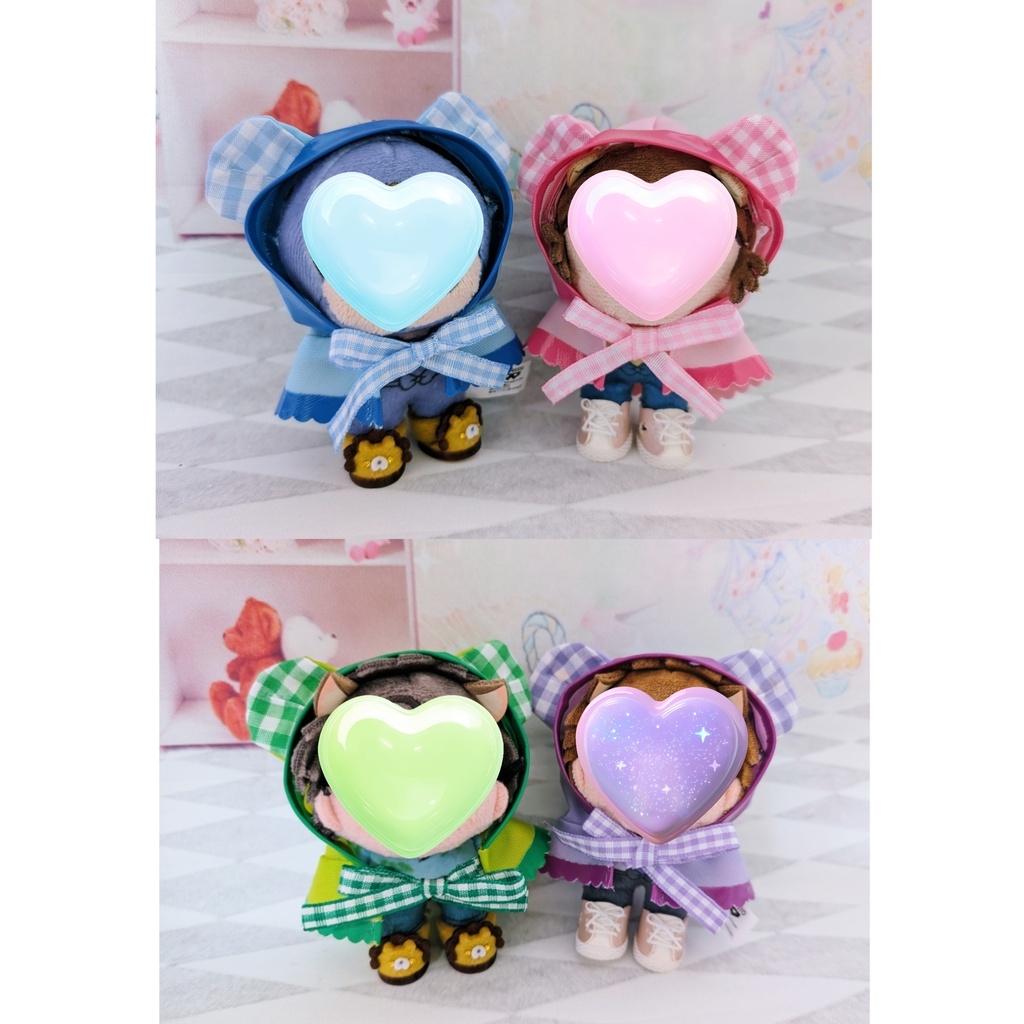 (受注)(8cmほ〇ぬいサイズ)レインポンチョ