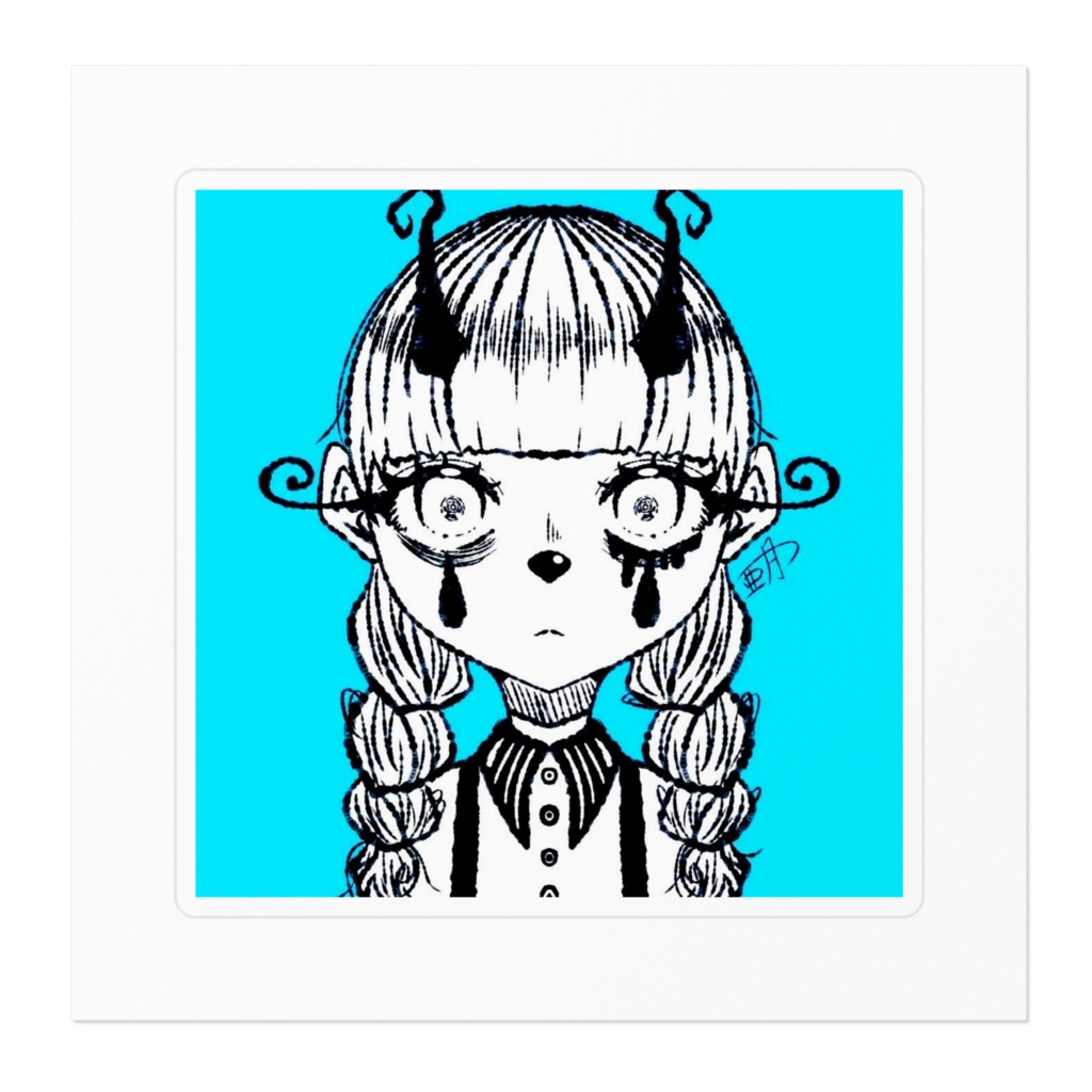 〔ピエロ〕 ステッカー