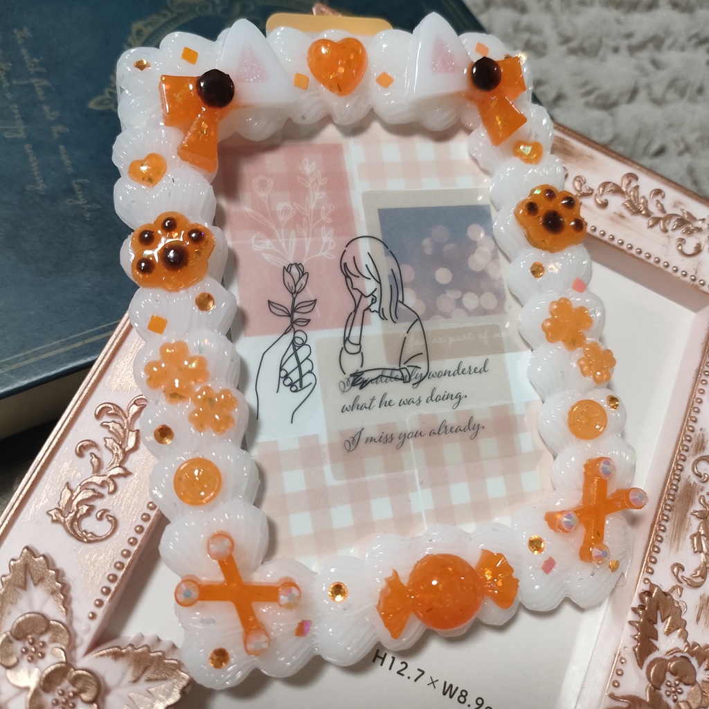 ハンドメイド B8 縦 ホイップデコ トレカデコ