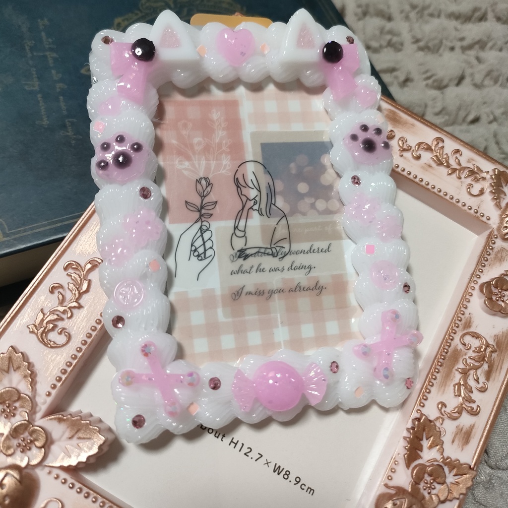 ハンドメイド B8 縦 ホイップデコ トレカデコ