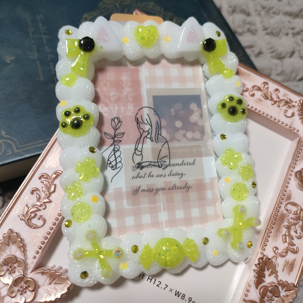 ハンドメイド B8 縦 ホイップデコ トレカデコ