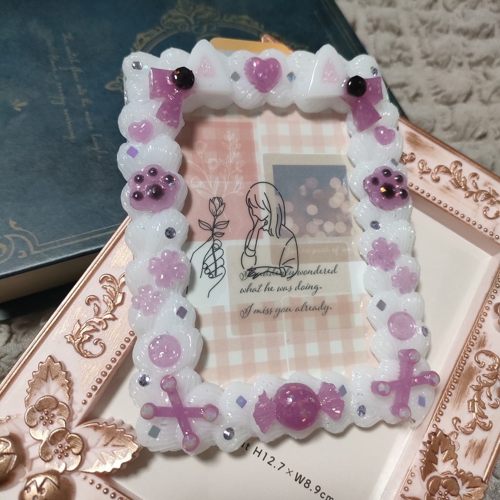 ハンドメイド B8 縦 ホイップデコ トレカデコ