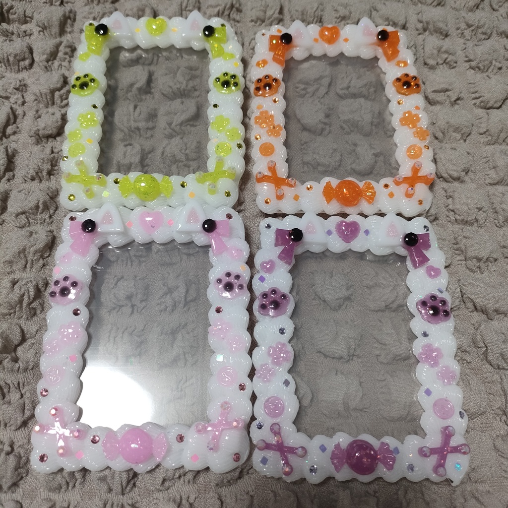 ハンドメイド B8 縦 ホイップデコ トレカデコ