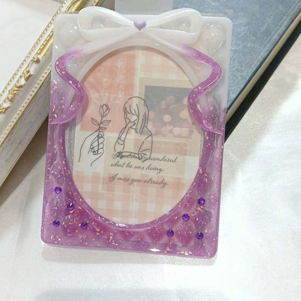 ハンドメイド B8縦 レジンデコ キルティングデコ トレカデコ クリームソーダ風
