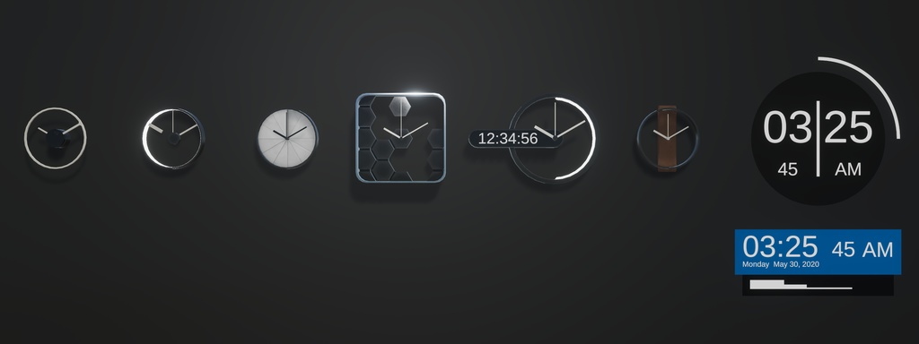 Real-time Clocks | VRChat World Prefab