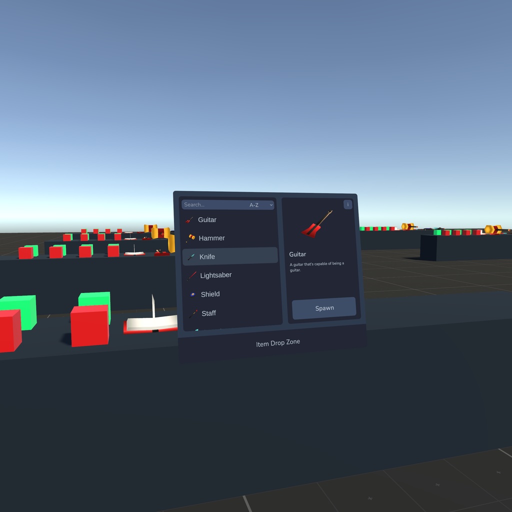 Pickup Inventory | VRChat World Prefab