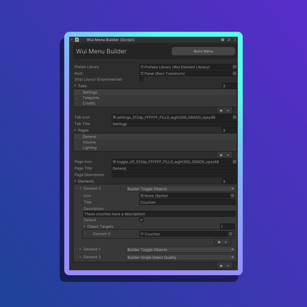 WorldUI Menu | VRChat World Prefab